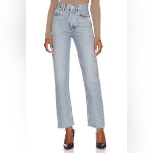Agolde 90s pinch High Waisted Jeans raw hem